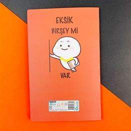 Eksik Birşey Mi Var Tasarımlı Terzi Dikişli Defter
