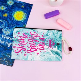 Shine Bright Like A Cloth Pencil Case