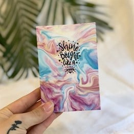 Shine Bright Like A Mini Photo Album w/Stickers