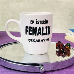 Ep İsterim Fenalık Çıkarayım White Printed Mug