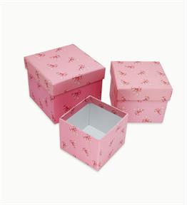Fiyonk Tasarımlı 3lü Mini Kutu 