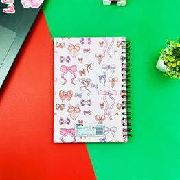 Fiyonk Tasarımlı Spiralli Defter