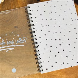 Follow Your Dreams Tasarımlı Çanta Kapaklı Spiralli Defter