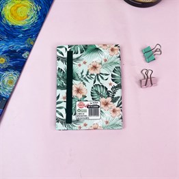 Follow Your Dreams Tasarımlı Sert Kapaklı Lastikli Mini Defter
