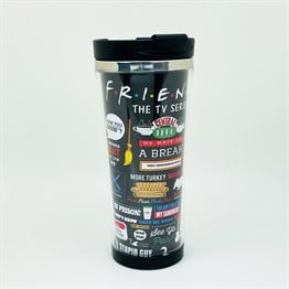 Friends Tasarımlı 400 Ml Kağıt Termos