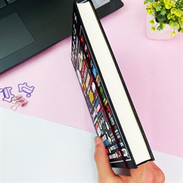 Friends Tasarımlı Kalın Kitap Görünümlü Defter