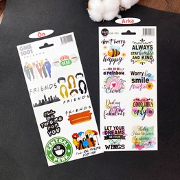 Friends Tasarımlı Sticker