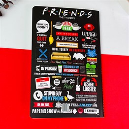 Friends Tasarımlı Terzi Dikişli Defter