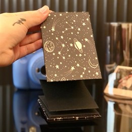 Galaxy Mini Photo Album w/Stickers