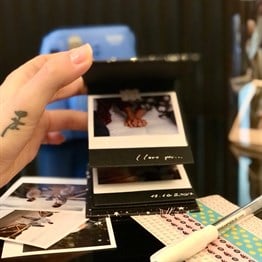 Galaxy Mini Photo Album w/Stickers