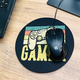 Gamer Oval Mouse Pad Customizable