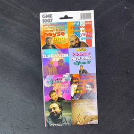 Gibi Tasarımlı Sticker