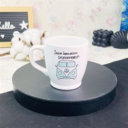 Gidelim Buralardan Tasarımlı Filtre Kahve Fincanı