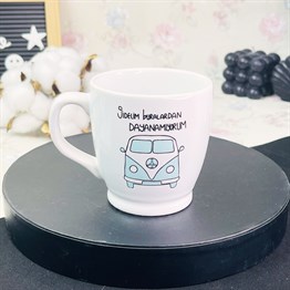 Gidelim Buralardan Tasarımlı Filtre Kahve Fincanı