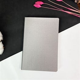 Gri Renk Deri Defter