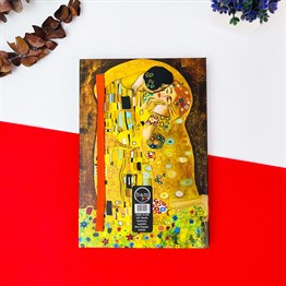 Gustav Klimt Öpücük Ve Sırları Lastikli Defter