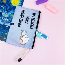 Halledicem Ama Hangi Birini Cloth Pencil Case