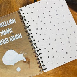 Halledicem Ama Hangi Birini Tasarımlı Çanta Kapaklı Spiralli Defter