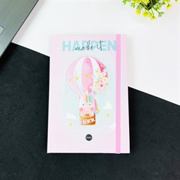 Happen Make It Tasarımlı Lastikli Defter