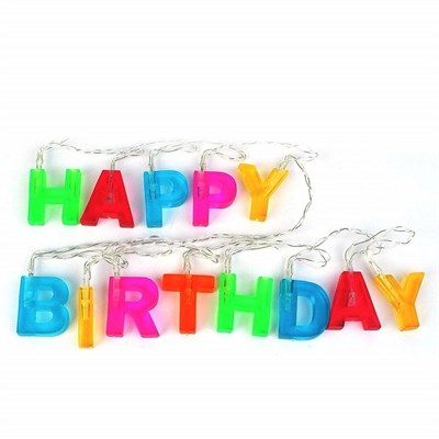 Happy Birthday Şerit Led Işık Toptan