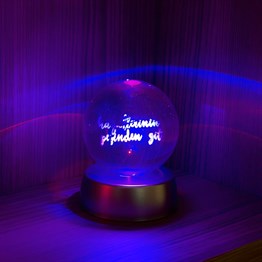 Hayallerinin Peşinde Git 3D LED Glass Globe 6 Different Models