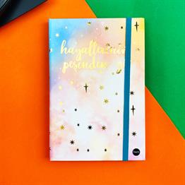 Hayallerinin Peşinden Git 2 Tasarımlı Lastikli Defter