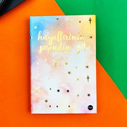 Hayallerinin Peşinden Git 2 Tasarımlı Lastikli Defter