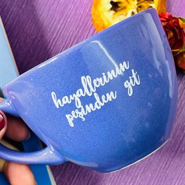 Hayallerinin Peşinden Git Purple Printed Cup