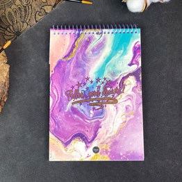 Hayallerinin Peşinden Git Tasarımlı  A5 Sketch Book - Eskiz Defteri