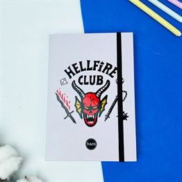 Hellfire Club Tasarımlı Lastikli Defter