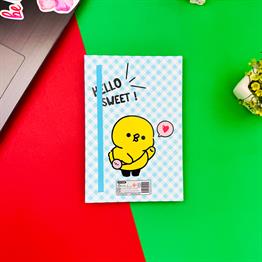 Hello Sweet Civciv Tasarımlı Lastikli Defter