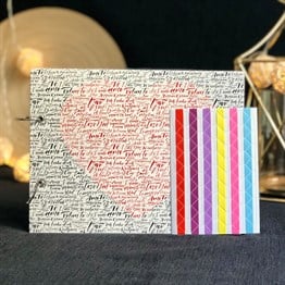 I Love You In Every Language Photo Album w/Stickers