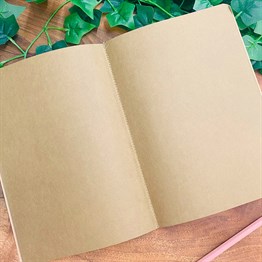 Heykel Art Tasarımlı Geri Dönüşümlü Kraft Defter