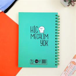 Hiç Mecaim Yok Tasarımlı Konuşan Ajanda 