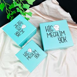 Hiç Mecalim Yok Tasarımlı 3lü Kutu