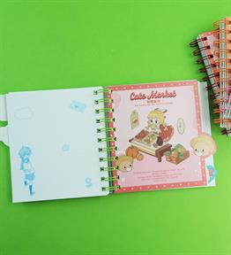 Hologram Kapaklı 4 Bölmeli 80 Yaprak Çizgili Defter x12
