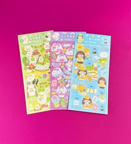 Hologramlı Sticker x12