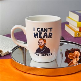 I Cant Hear The Haters White Printed Mug