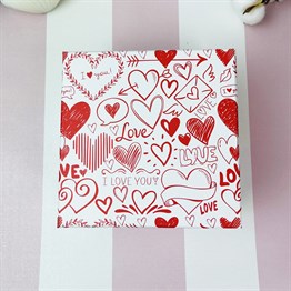 I Love You Tasarımlı Mini Hediye Seti