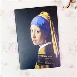 İnci Küpeli Kız Tasarımlı Art Defter