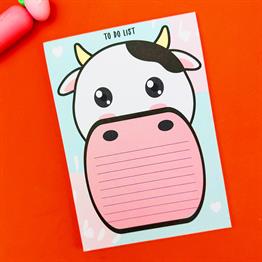 İnek Tasarımlı To Do List Yapılacak Listesi