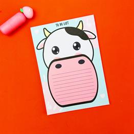 İnek Tasarımlı To Do List Yapılacak Listesi