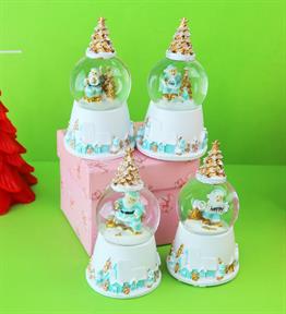 Işıklı Yılbaşı Kar Küresi 11 cm x12