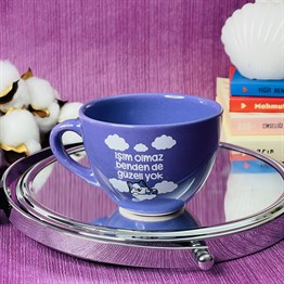 İşim Olmaz Benden de Güzeli Purple Printed Cup