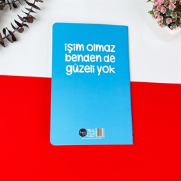 İşim Olmaz Benden De Güzeli Yok Tasarımlı Terzi Dikişli Defter
