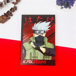 Kakashi Tasarımlı Lastikli Defter