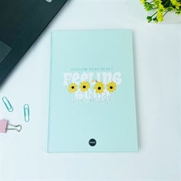 Kalbinin Sesini Dinle Tasarımlı Lastikli Defter