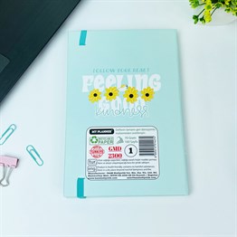 Kalbinin Sesini Dinle Tasarımlı Lastikli Defter
