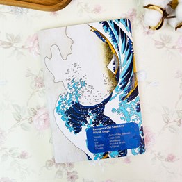 Kanagawa Büyük Dalga Tasarımlı Art Defter