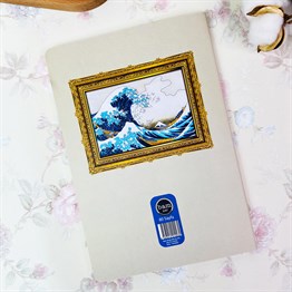Kanagawa Büyük Dalga Tasarımlı Art Defter